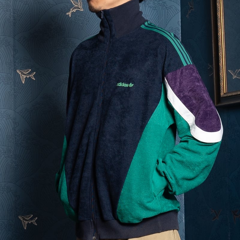 80s Vintage adidas Ventex Track Jacket Navy × G