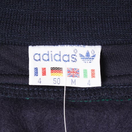 80s Vintage adidas Ventex Green × Navy Track Jacket Dead Stock (Made in France)