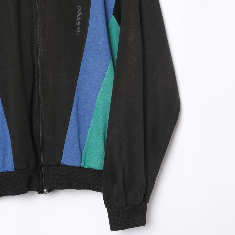 80s Vintage adidas Ventex Knit Track Jacket Bla