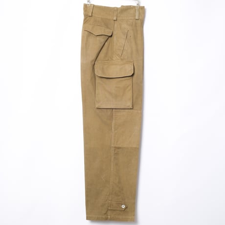French Army M47 Trousers Early 比翼 Metal Button Size 80L