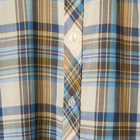 60-70s Poland Vintage Checked Shirt