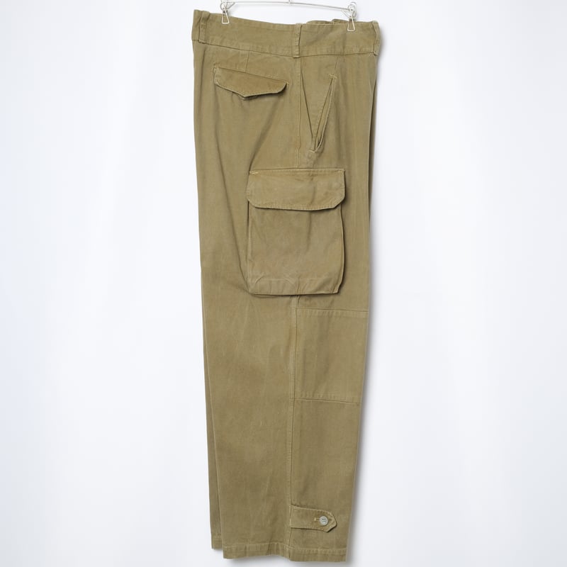 French Army M47 Trousers Early Size 39 Metal Bu