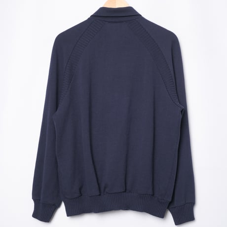 70s Vintage adidas Knit Track Jacket Navy（Made in West Germany）