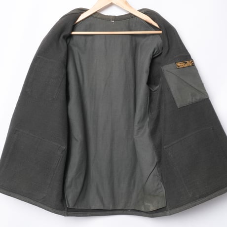 40-50s France Vintage Unic D.F Cotton Pique Hunting Jacket