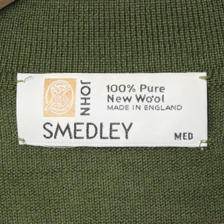 90s JOHN SMEDLEY Merino Wool Knit Polo（Made in England）