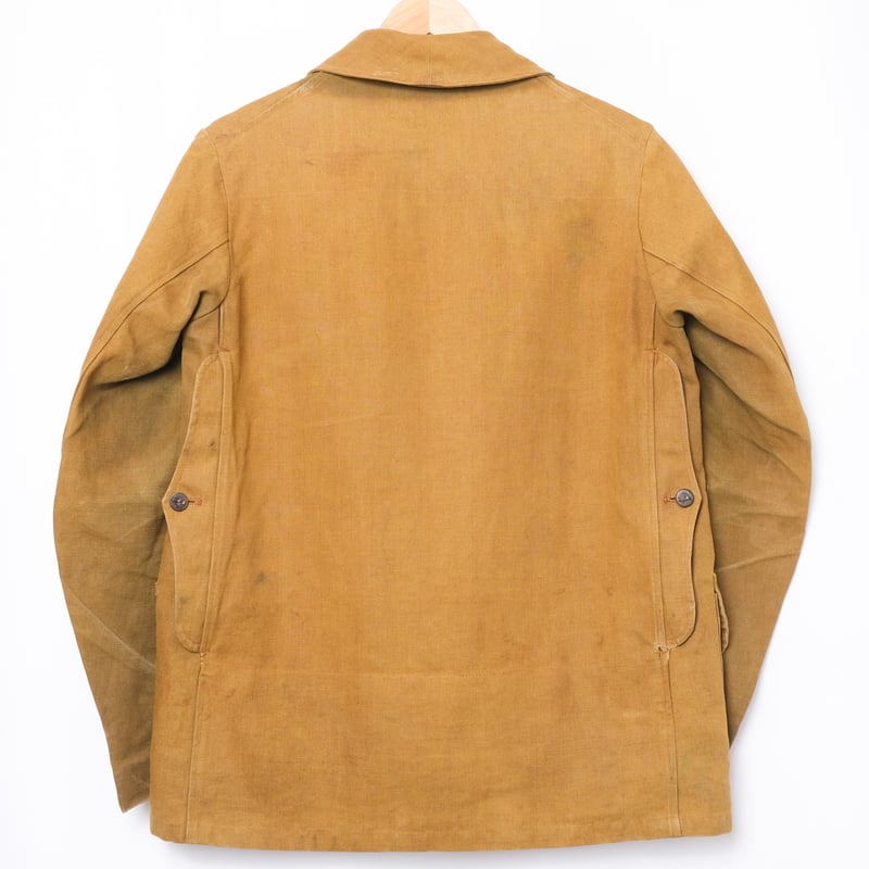 30-40s France Vintage SOMLYS Linen Hunting Jack