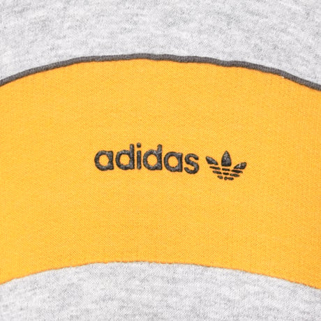 80s Vintage adidas Ventex Hoodie Gray × Mustard （Made in France)