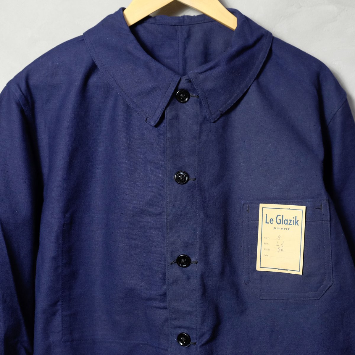 30-40s French Vintage Linen Work Jacket Dead St 30-40s French Vintage Linen Work Jacket Dead St