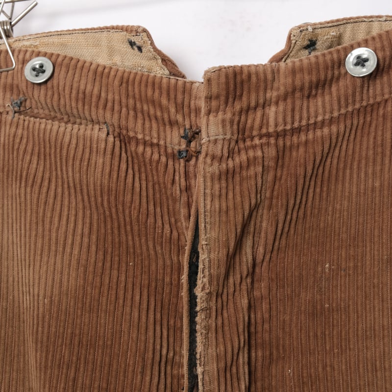 30-40s French Vintage Corduroy Trousers 2 | Ug