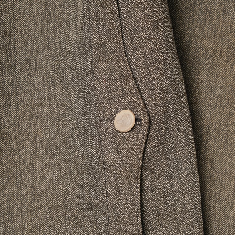 30-40s France Vintage Black Chambray HBT Huntin