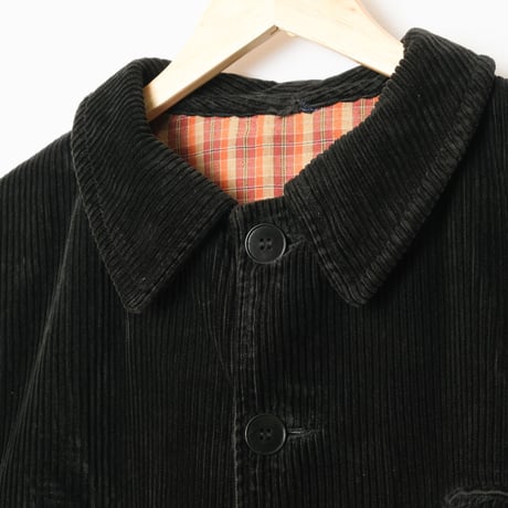 50-60s Adolphe Lafont Black Corduroy  Jacket