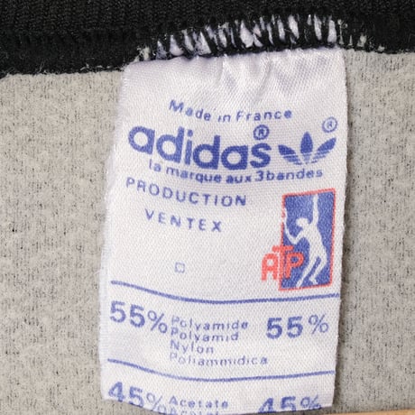 70-80s Vintage adidas VENTEX  ATP Black Track Jacket(Made in France)