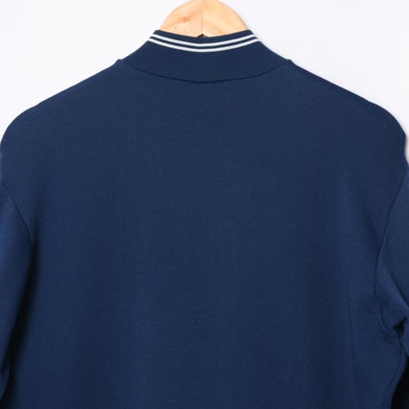 60-70s Vintage Le coq Collarless Track Jacket Navy (Made in France)