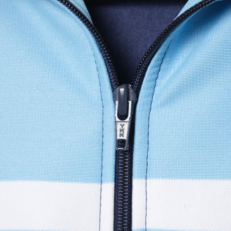 70s Vintage adidas Track Jacket RightBlue × Stripe× NavyBlue (Made in France)