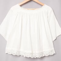 -30s France Antique Church Smock (Short) 3