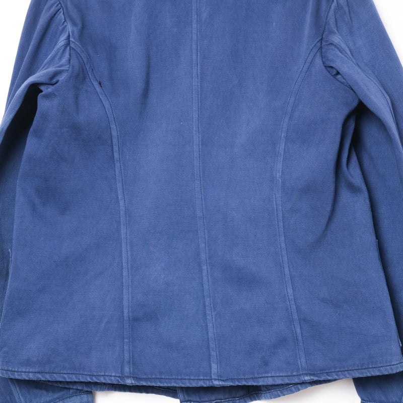 30s France Vintage Adolphe Lafont Blue Moleskin