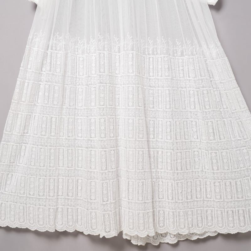 30s France Antique Linen Long Church Smock | U