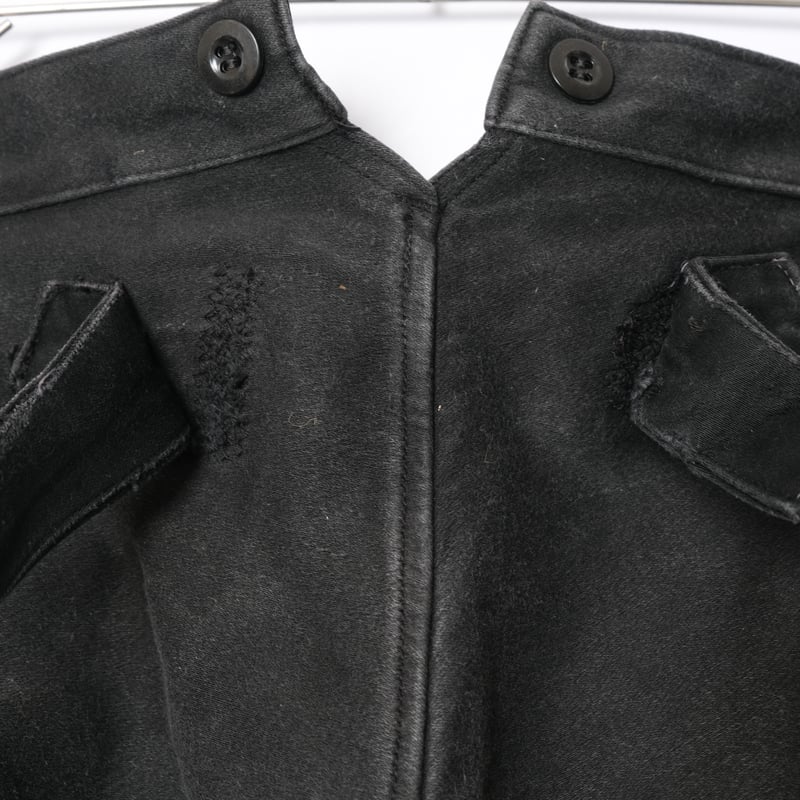 40s France Vintage Black Moleskin Work Trousers 40s France Vintage Black Moleskin Work Trousers