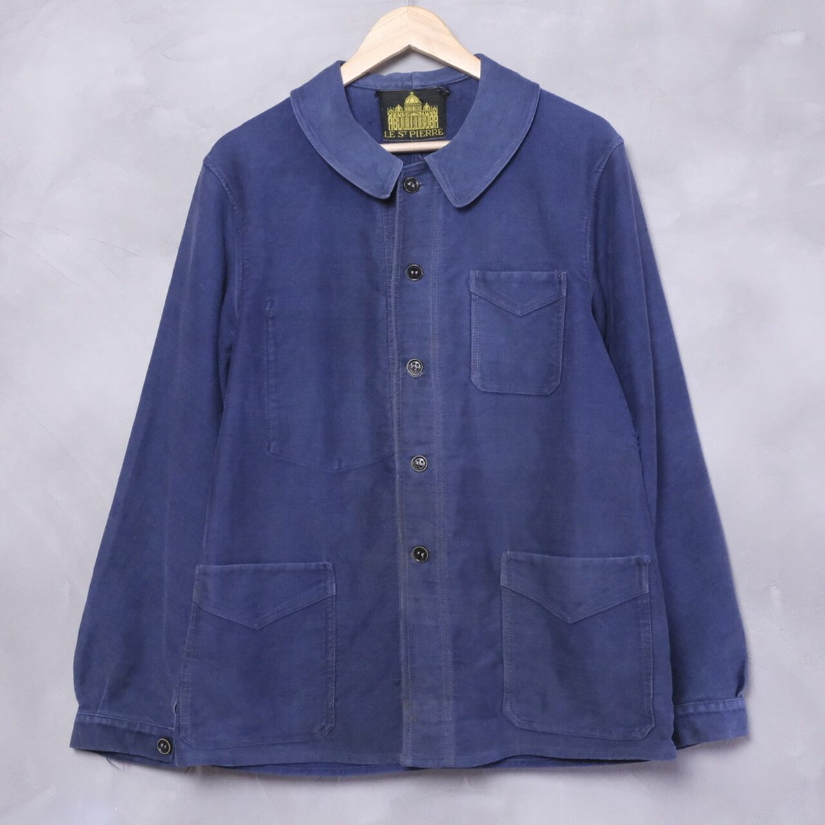 30s Le St Pierre Blue Moleskin Jacket | Ugla パン