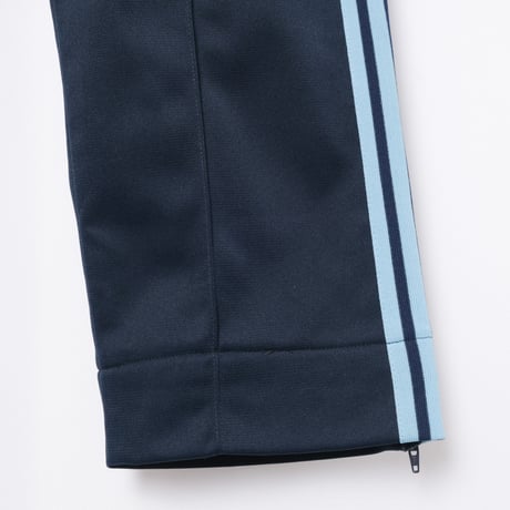 70-80s Vintage adidas Ventex Track Trousers Navy × Light Blue (Made in France)