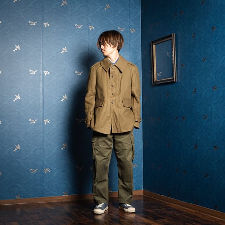 French Army M35 Short Jacket (Linen) With Liner Size 3 Dead Stock