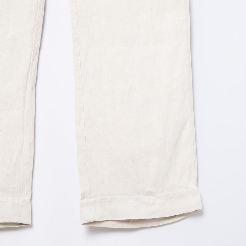 パンツ French Army Herringbone Linen Bourgeron Bourgeron Pants 1900 Antique Early Xxth Century French Linen