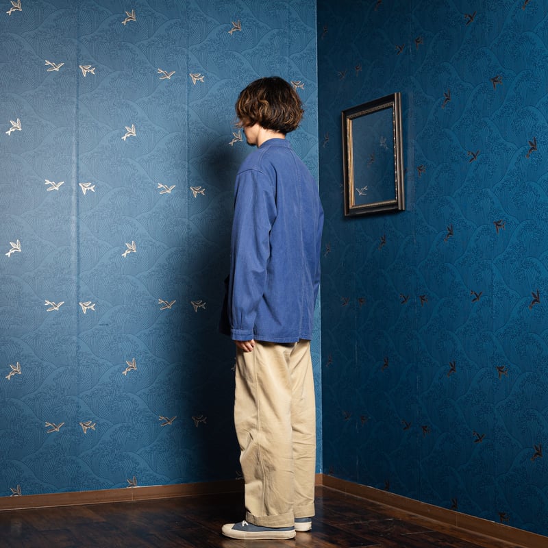 40s フランス軍　ワークジャケット　コットンツイル　6ボタン 40s France Vintage SIROCO Cotton Twill Work Jac