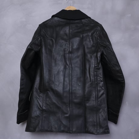 30s French Vintage Leather Jacket (Corbusier Jacket)  Dead Stock