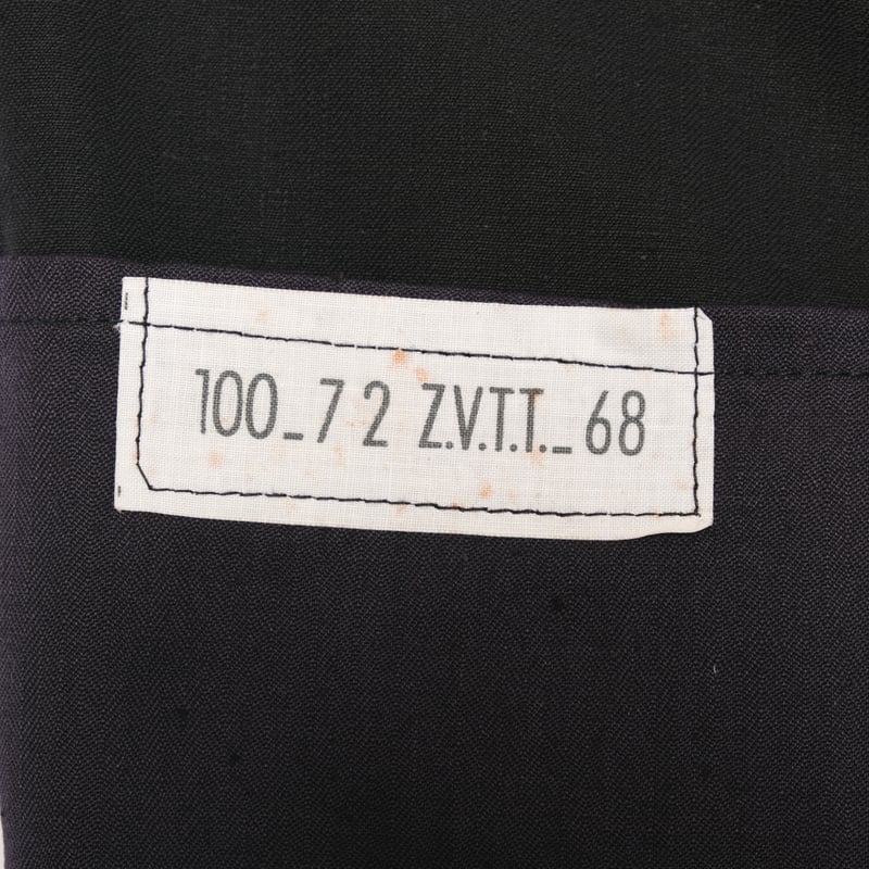 60s France Vintage ZVTT Black HBT Work Jacket D 60s France Vintage ZVTT Black HBT Work Jacket D