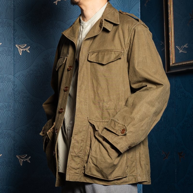 希少サイズ フランス軍 m47ジャケット サイズ22 French Army M47 Jacket Early Size 22 | Ugla パンと