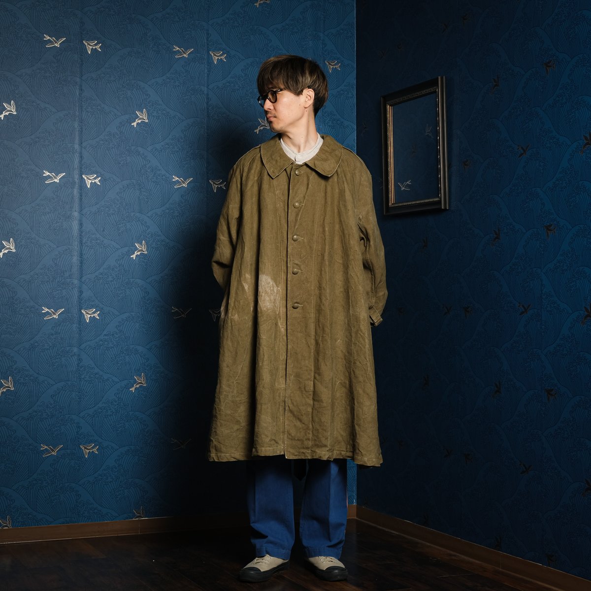 French Army M35 Motorcycle Coat Linen | Ugla パン
