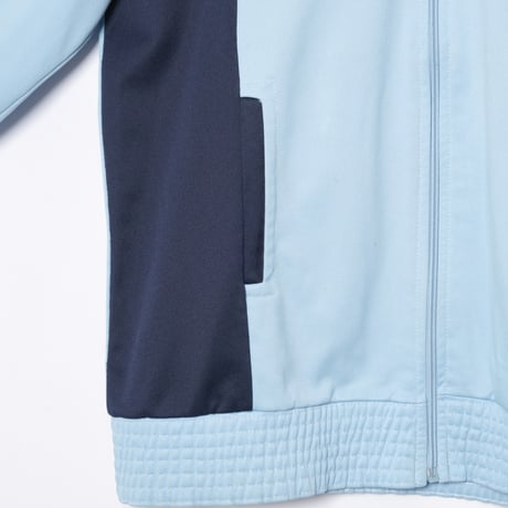 70-80s Vintage adidas Track Jacket Light Blue × Navy (Made in France)
