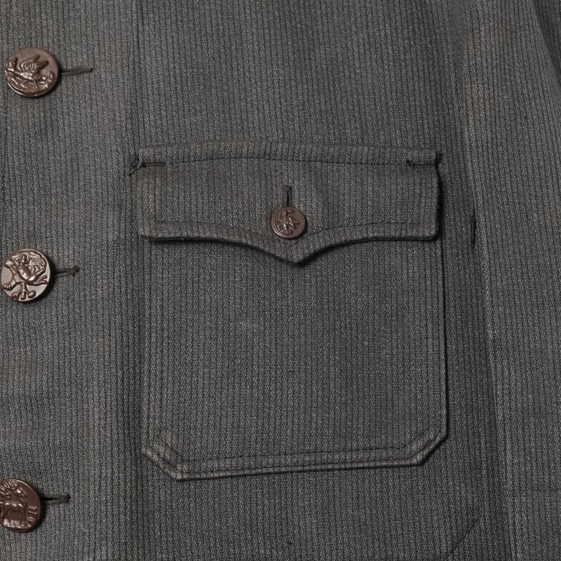 40-50s France Vintage EGAN Cotton Pique Hunting