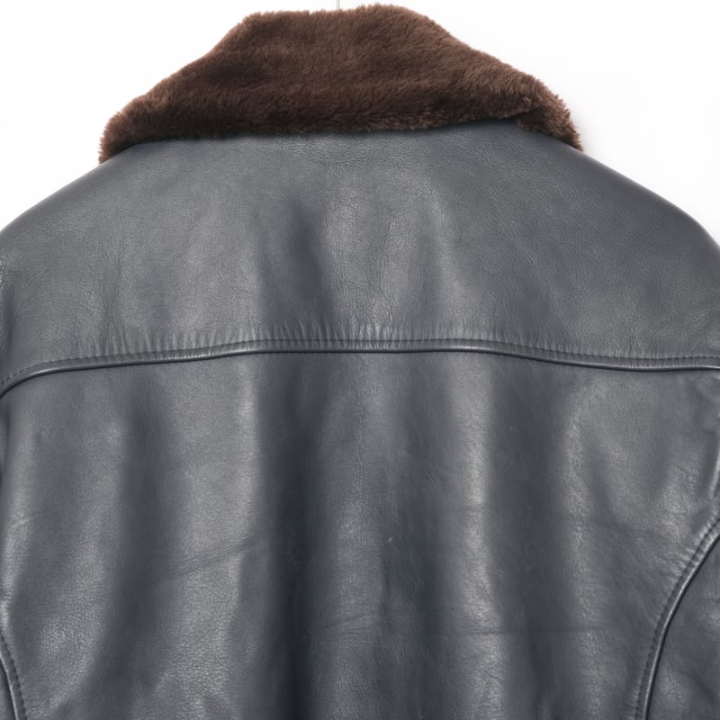 70s-80s French Vintage ATLAS Leather Jacket Siz 70s-80s French Vintage ATLAS Leather Jacket Siz