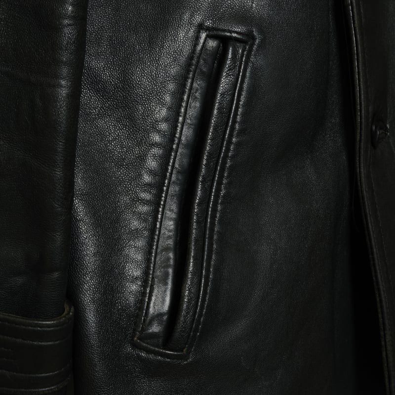 80s French Vintage GVF Leather Jacket (Corbusie