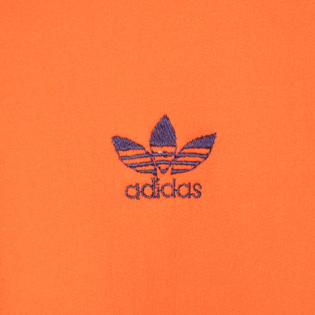 70s Vintage adidas Ventex Collarless Track Jacket Orange (Made in France)