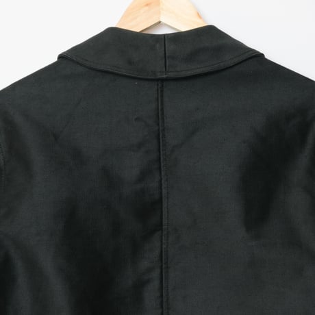 40-50s Le Mont St Michel Black Moleskin Jacket Mint Condishon