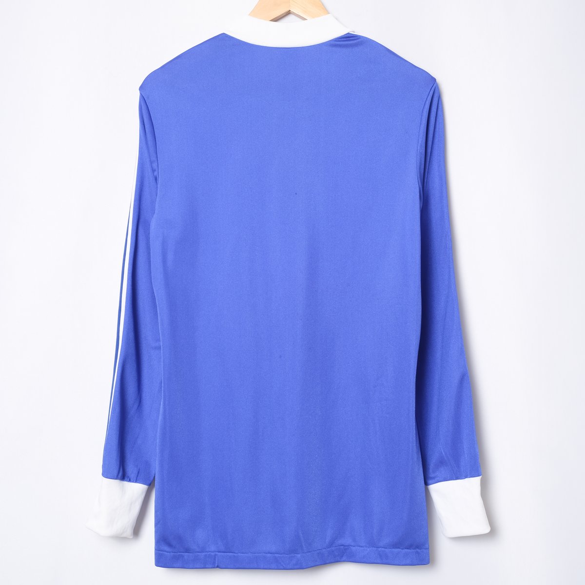 70-80s Vintage adidas Ventex Game Shirt Blue (M