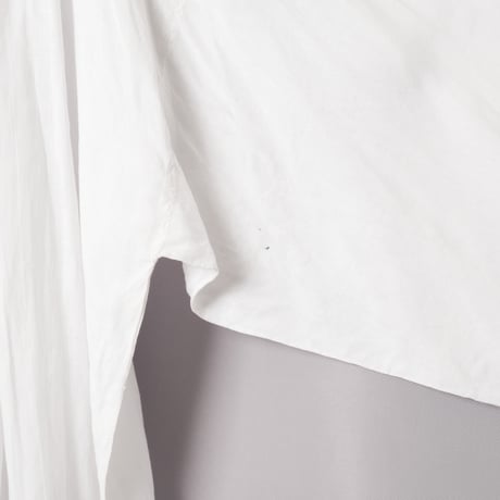 -30s France Antique Linen Long Church Smock