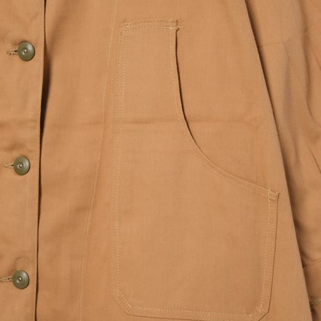 40s British Army Women´s Land Army 3/4 Coat Size Large Dead Stock Brown