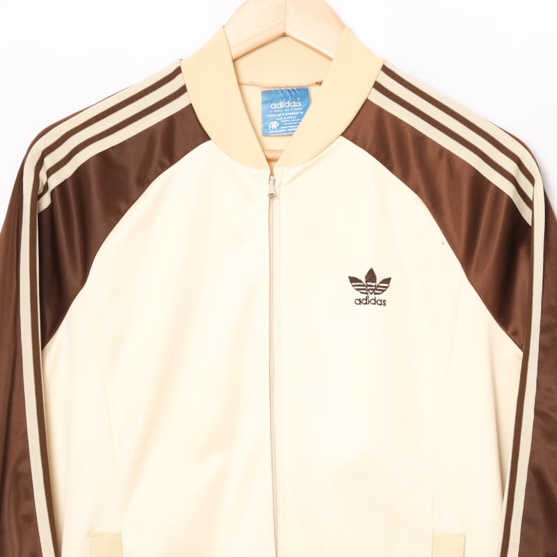 70s Vintage adidas Ventex ATP Ivory ×Brown Trac