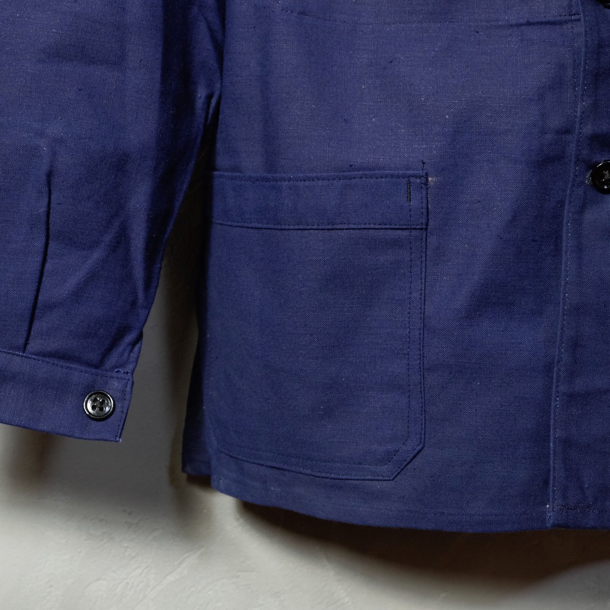 30-40s French Vintage Linen Work Jacket Dead St
