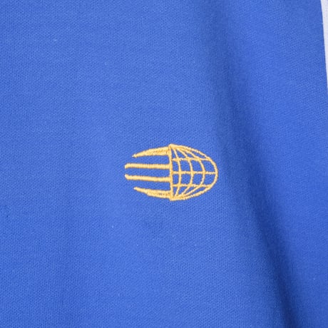 60-70s Vintage adidas Ventex Track Jacket Late World Mark Blue (Made in France)
