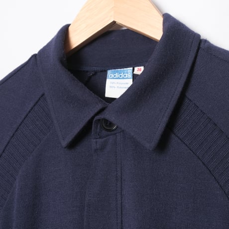 70s Vintage adidas Knit Track Jacket Navy（Made in West Germany）
