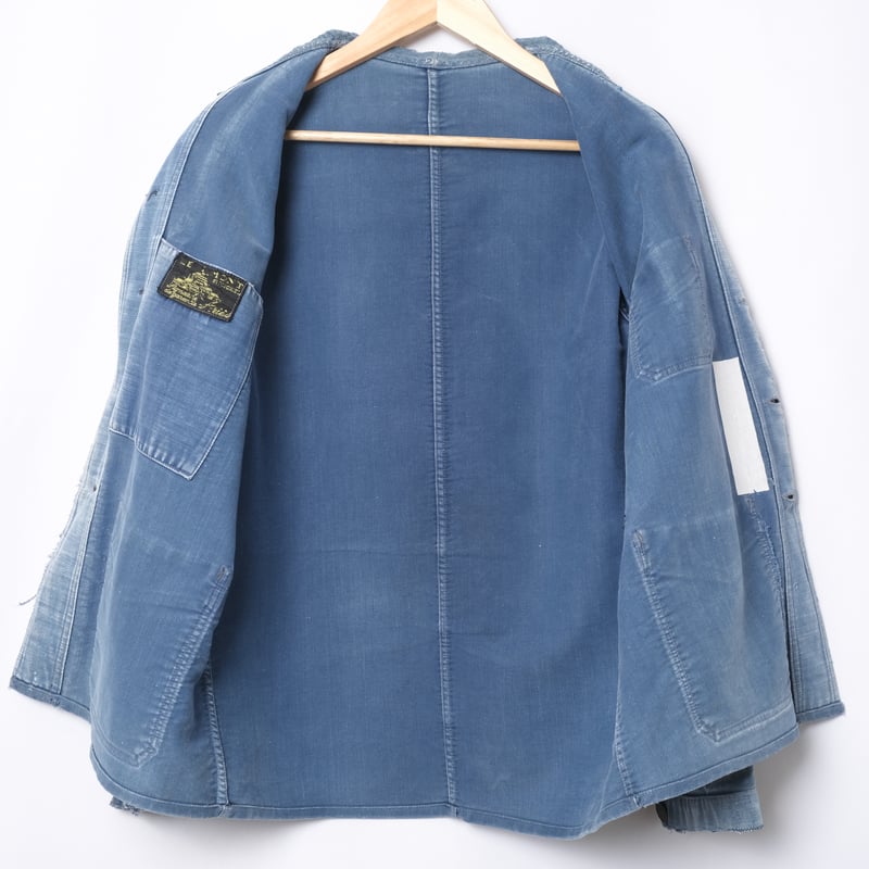 40s France Vintage Le Mont Saint Michel Blue Mo