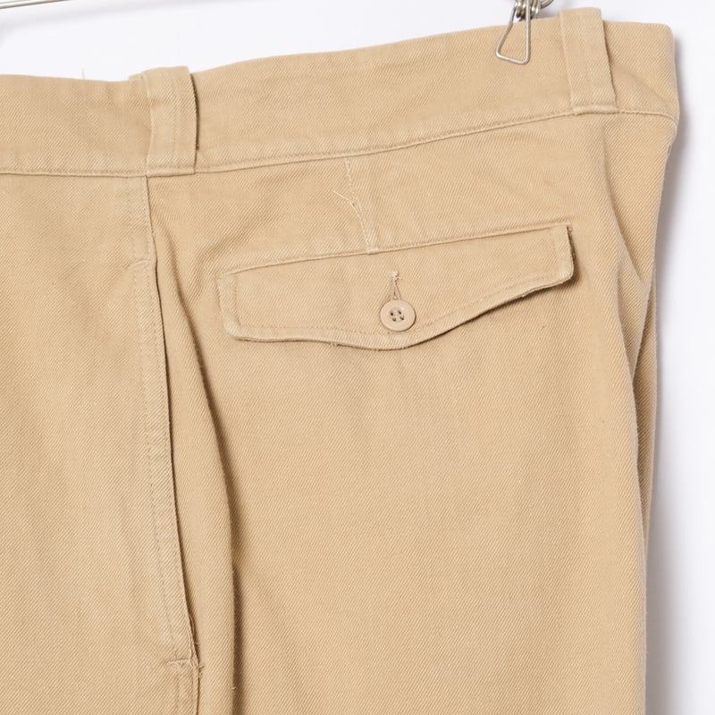 希少50s French Army M52 ツータックチノsize35 後期型 希少50s French Army M52 ツータックチノsize35 後期型