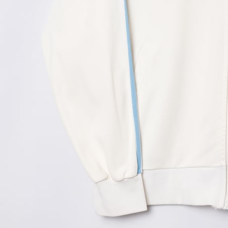 70-80s Vintage adidas Ventex ATP Track Jacket White × Light Blue (Made in France)