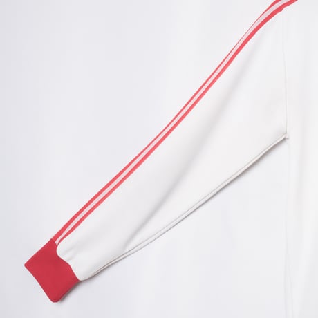 70s Vintage adidas Ventex Track Jacket White × Red (Made in France)