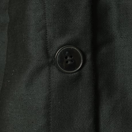 40-50s  Light Black Moleskin Work Dress Dead Stock
