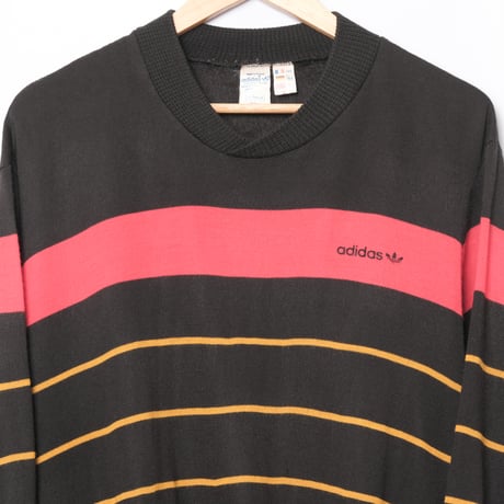 70-80s Vintage adidas Ventex Knit Black (Made in France)